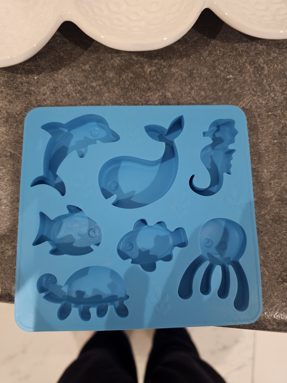 Blue Silicone Ocean Animal Ice Tray - Fish & Sea Creatures